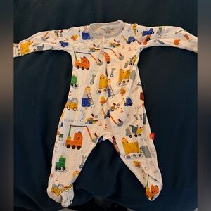 MagneticMe Construction Print NB Onesie
